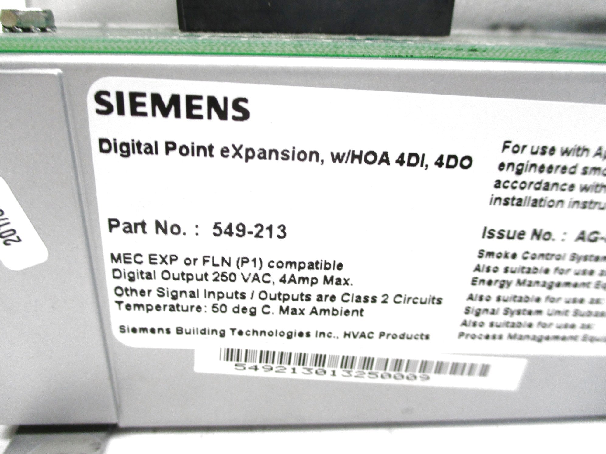 SIEMENS 549-213 UNMP