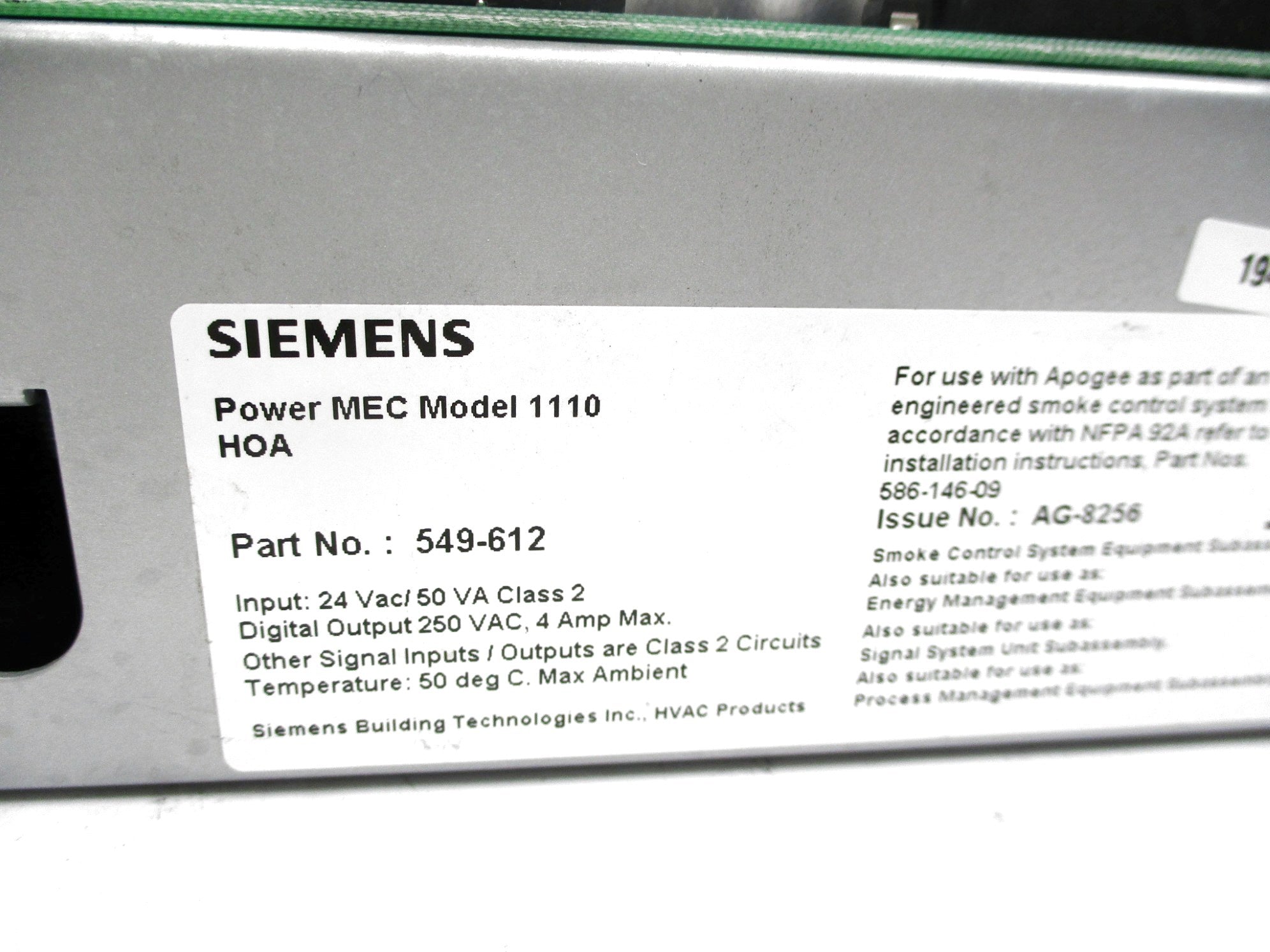 SIEMENS 549-612 UNMP