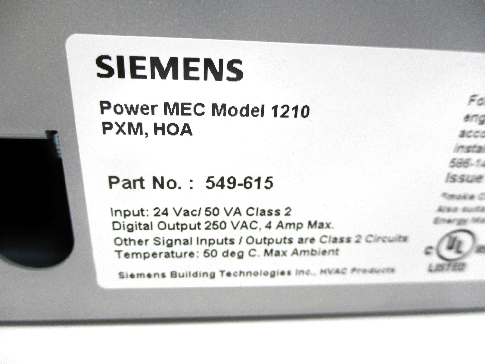 SIEMENS 549-615 UNMP