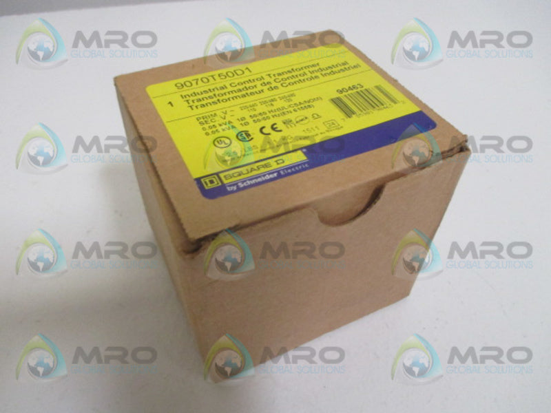 SQUARE D 9070T50D1 TRANSFORMER 240/480V-120V *NEW NO BOX*