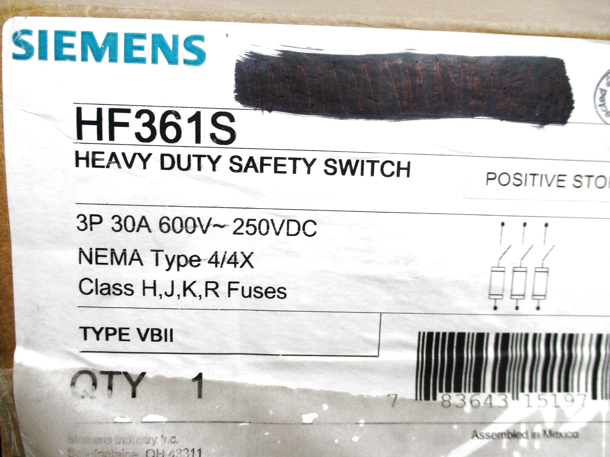 SIEMENS HF361S NSMP