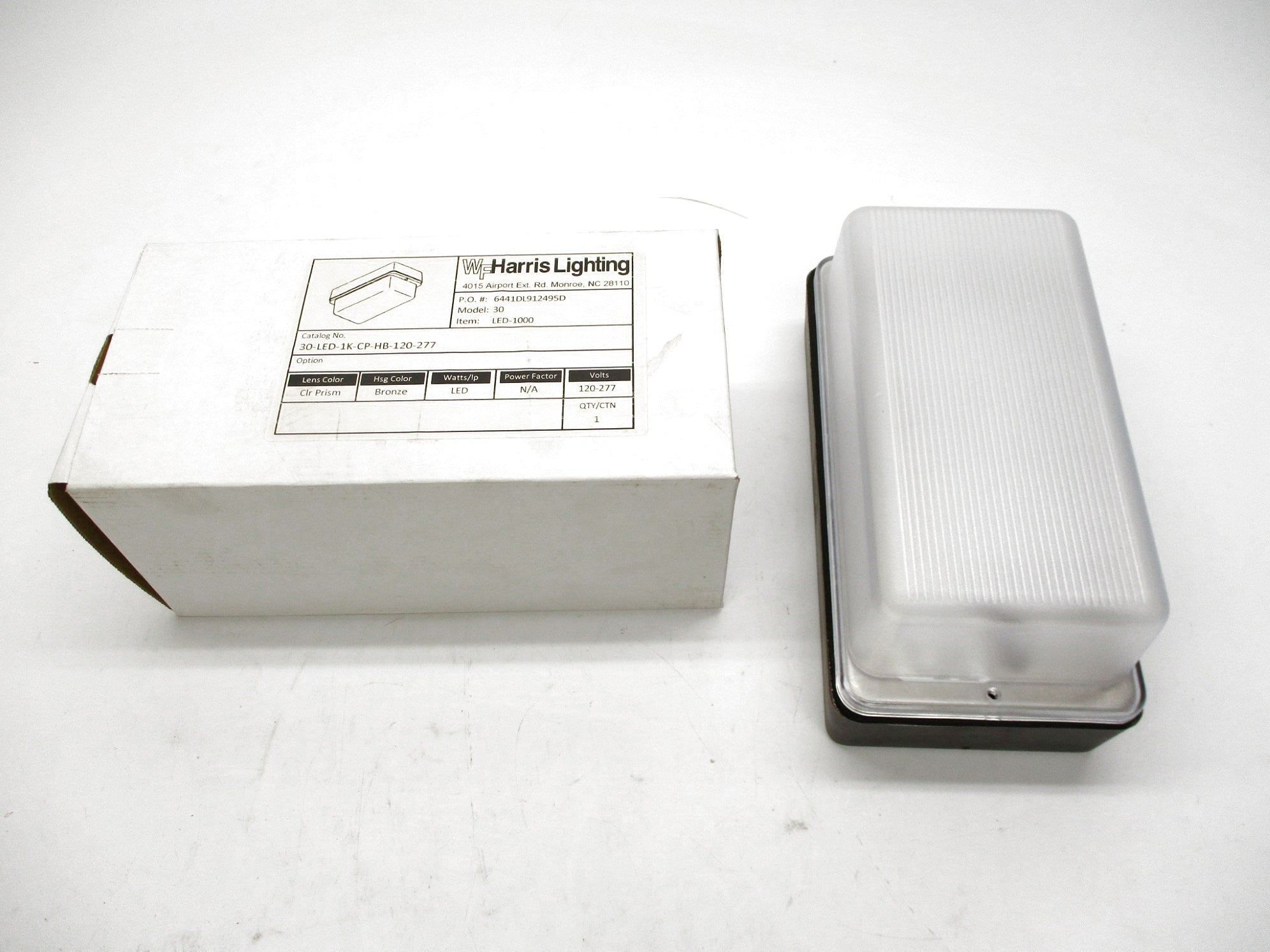 WF HARRIS LIGHTING 30-LED-1K-CP-HB-120-277 NSMP
