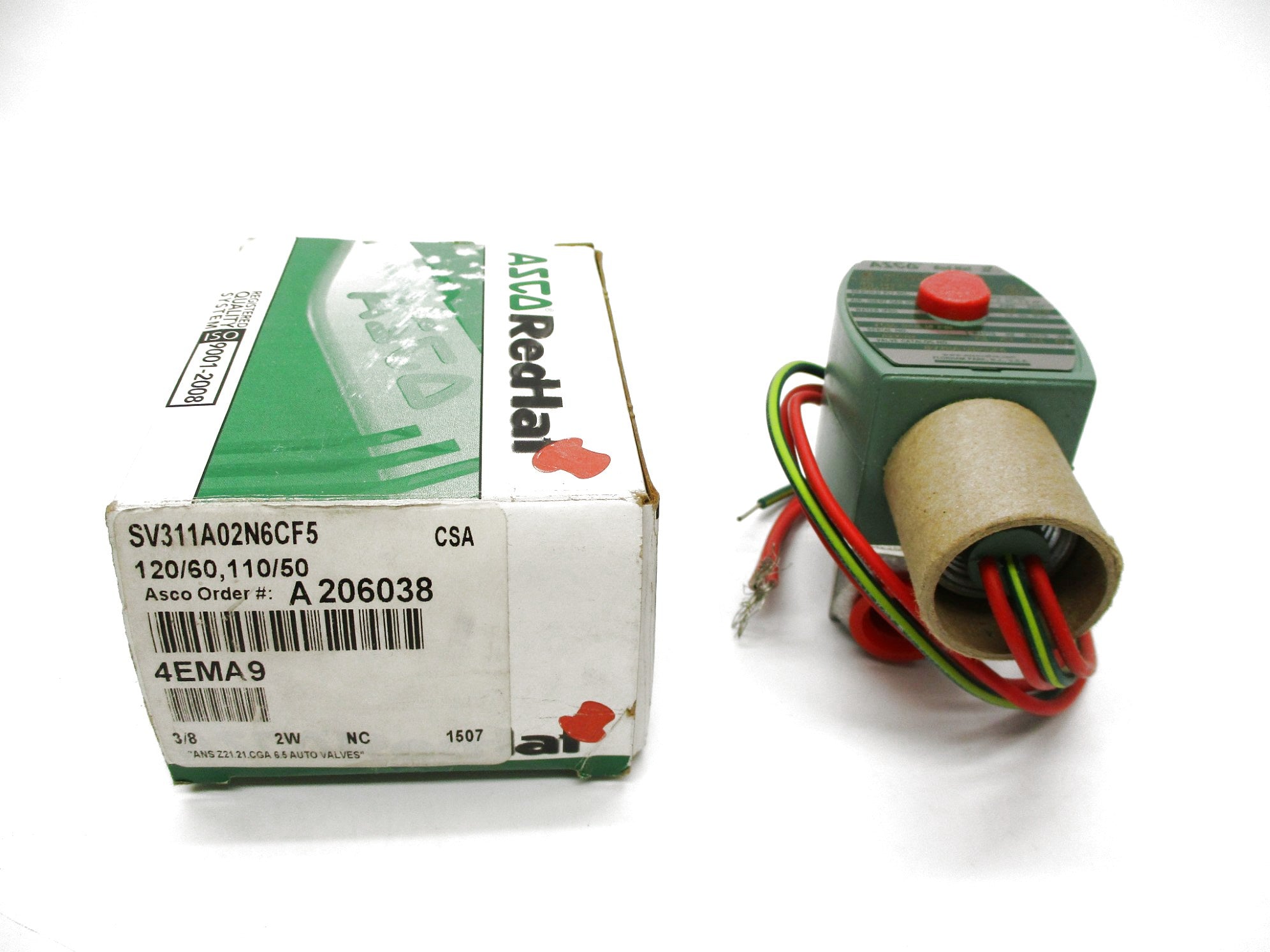 ASCO SV311A02N6CF5 110/120V 15PSI 3/8" NSMP