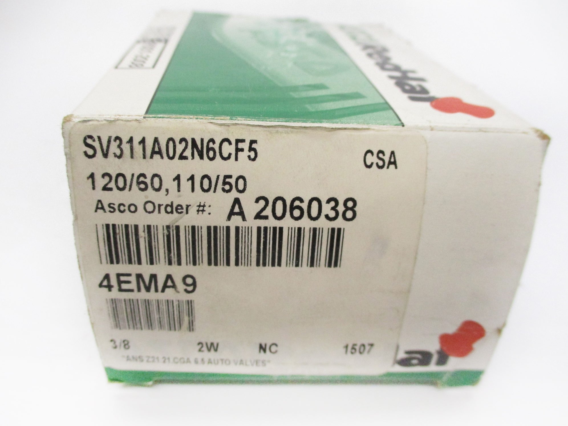 ASCO SV311A02N6CF5 110/120V 15PSI 3/8" NSMP