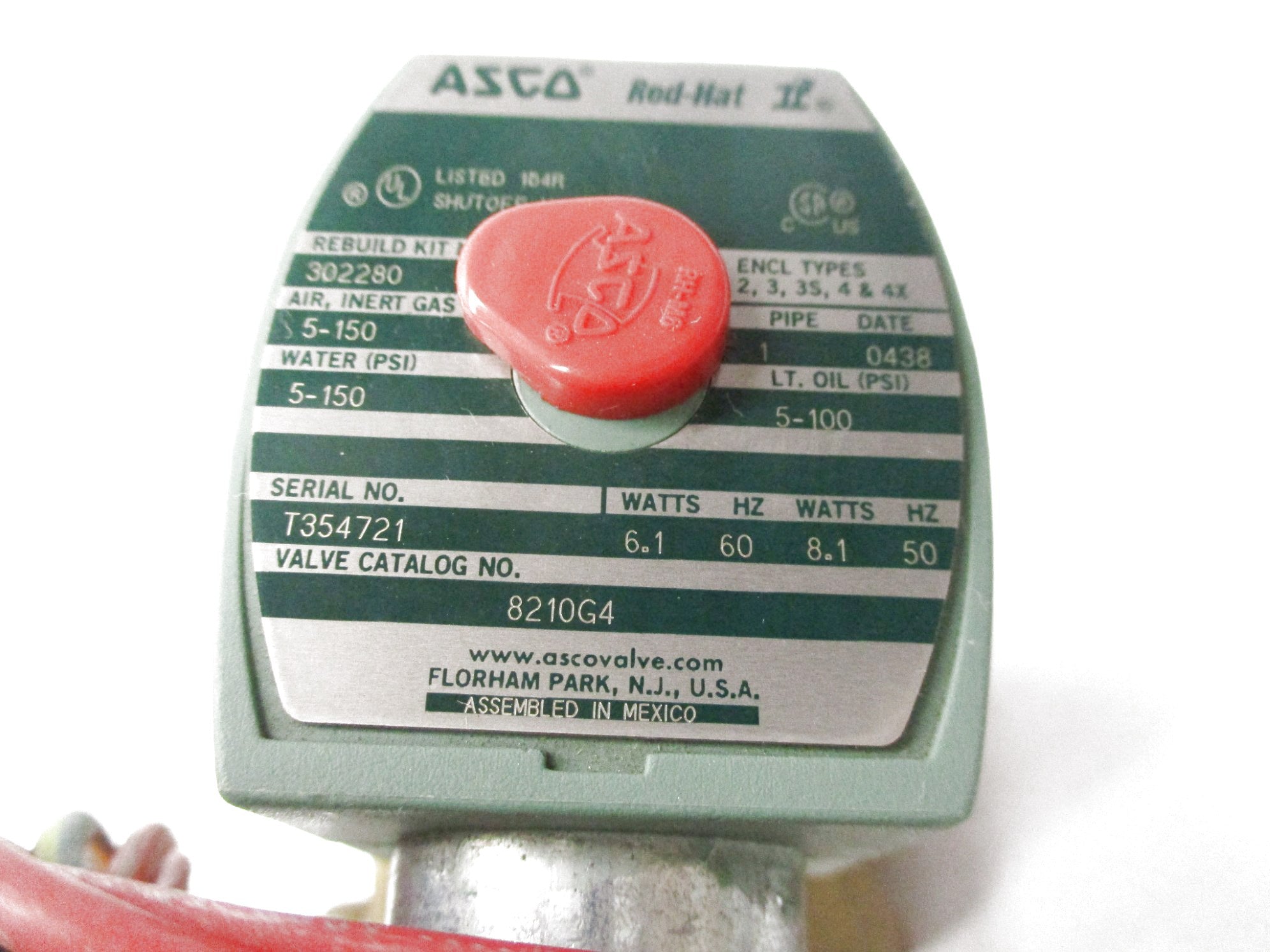 ASCO 8210G4 240V NSNP