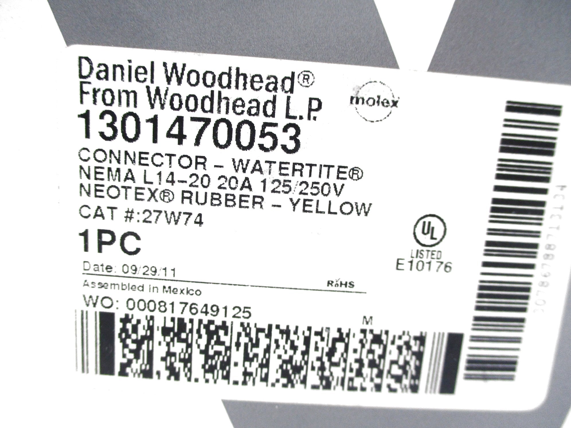 DANIEL WOODHEAD 27W74 NSMP