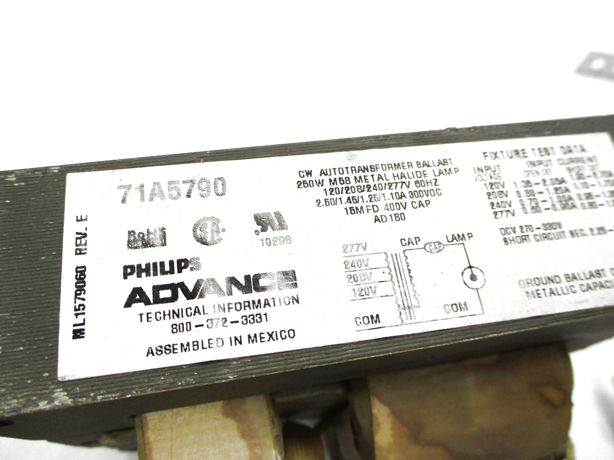 PHILIPS ADVANCE 71A5770-001D 277V NSMP