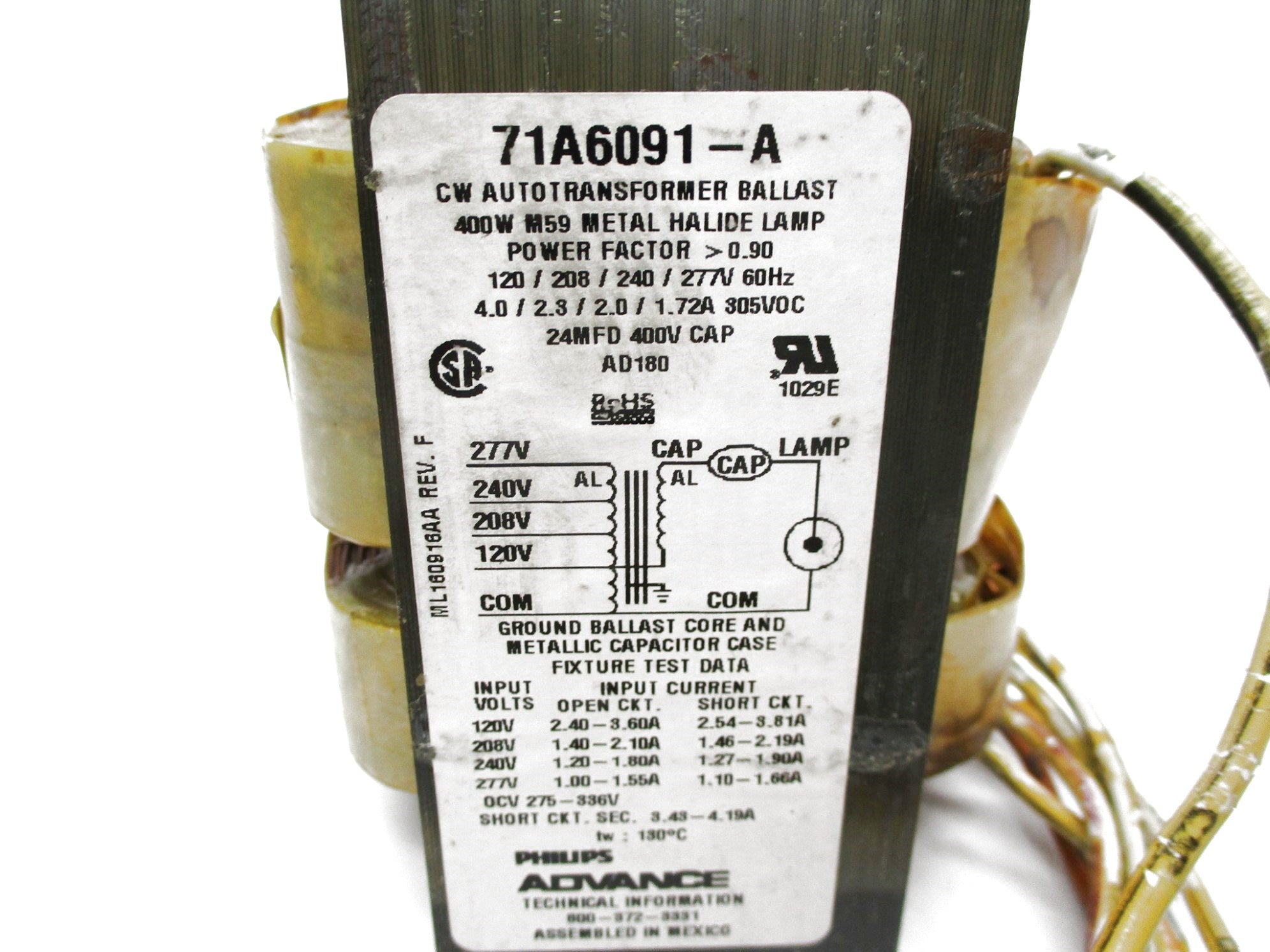 PHILIPS ADVANCE 71A6071-001D (AS PICTURED) NSMP