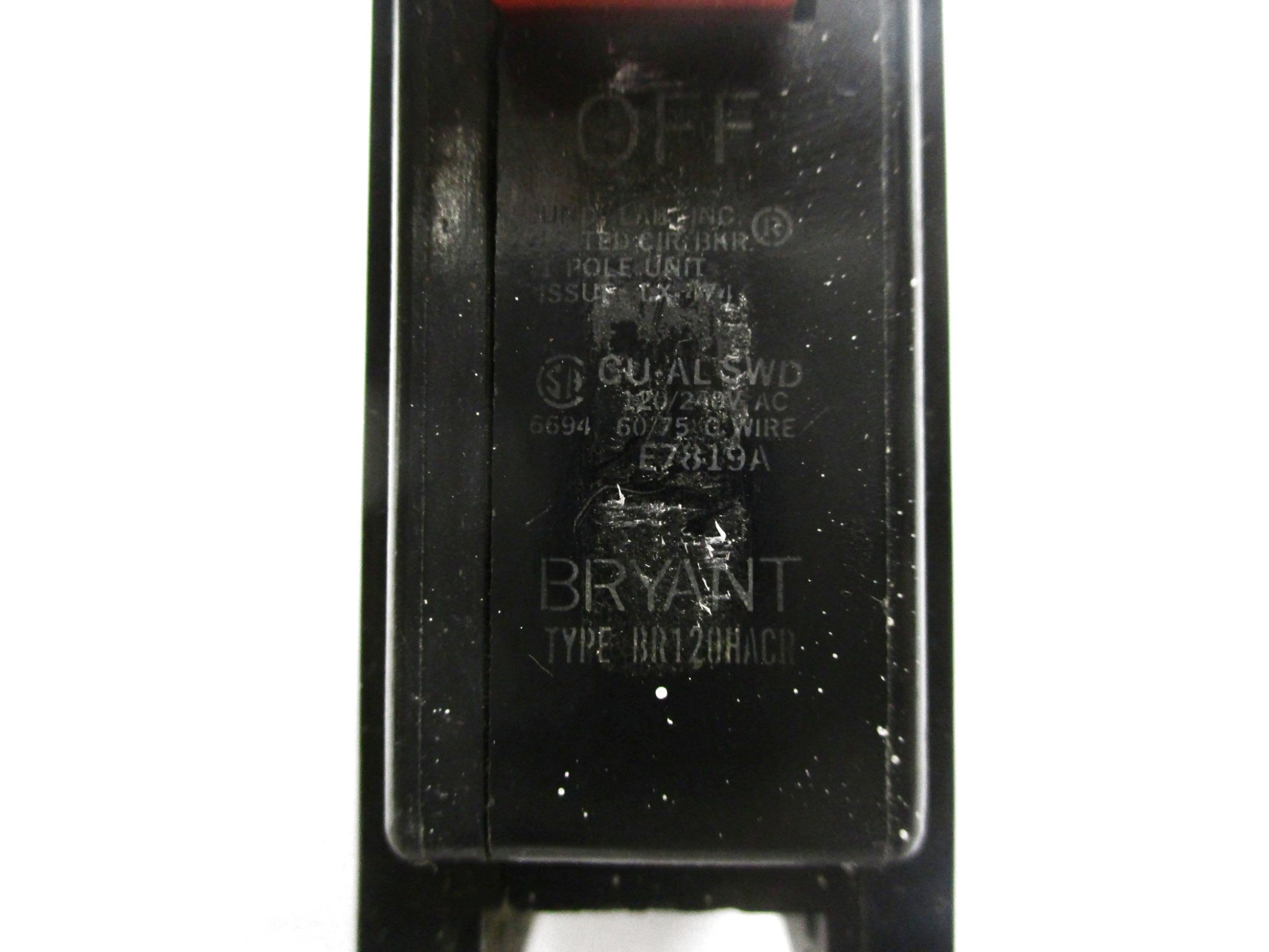 BRYANT BR120 120/240VAC 20A UNMP