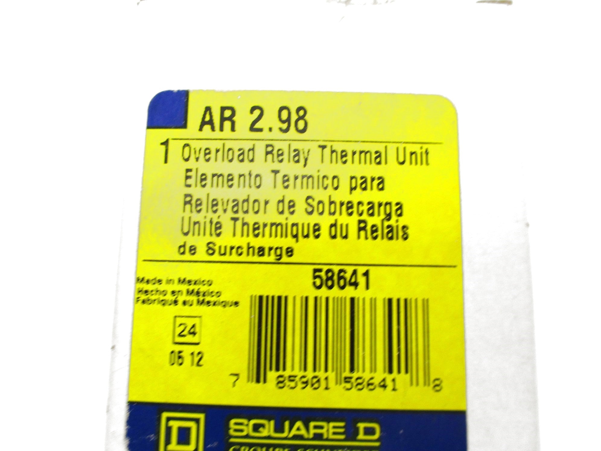 SQUARE D AR2.98 NSMP