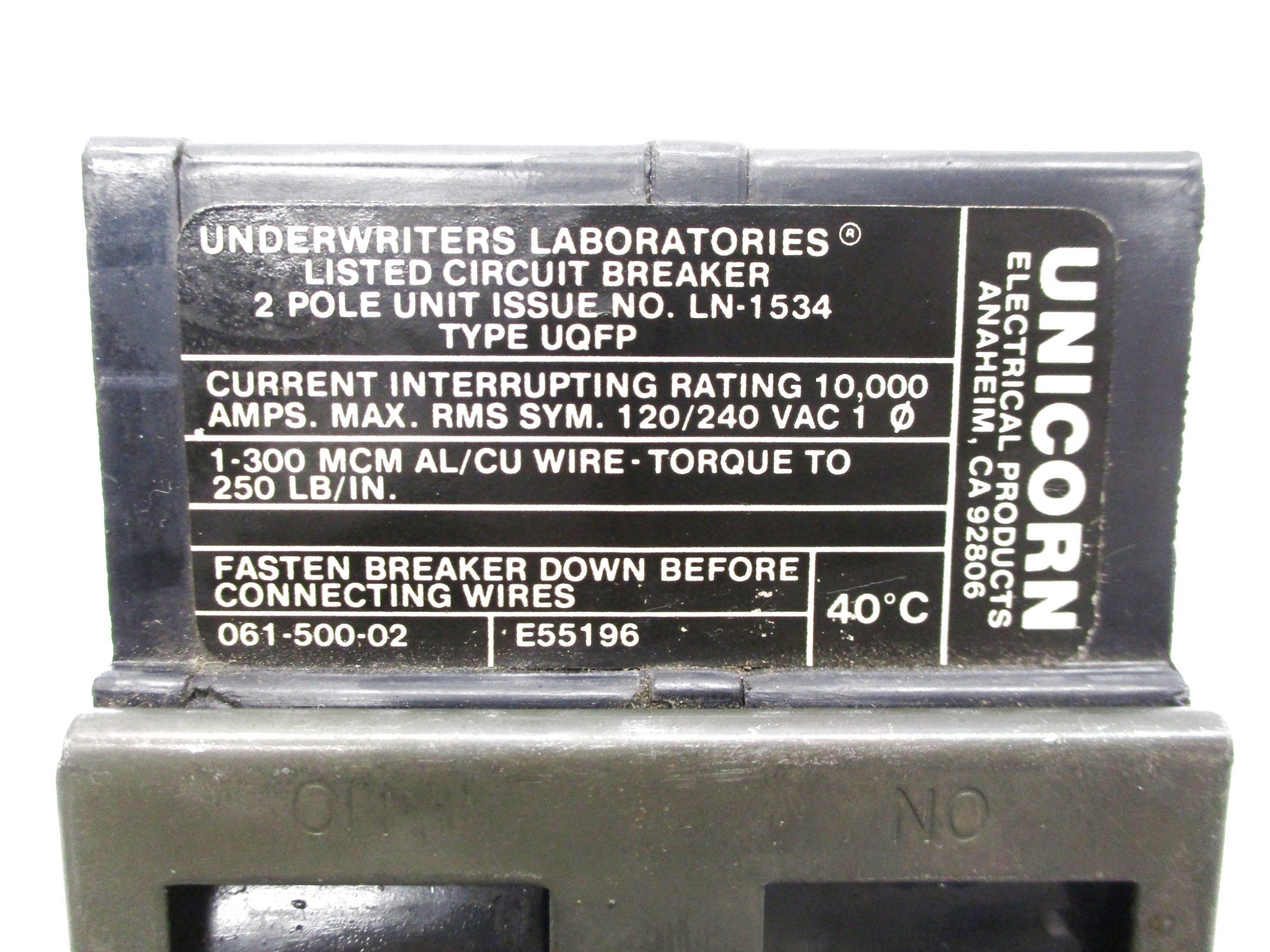 UNICORN UQFP2200 200A 120/240V UNMP