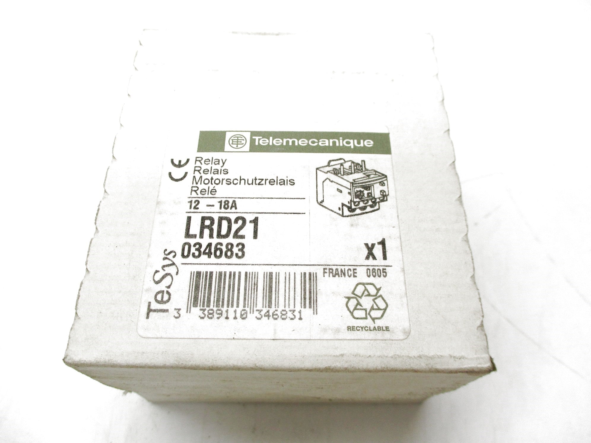 TELEMECANIQUE LRD21 12-18A NSFS
