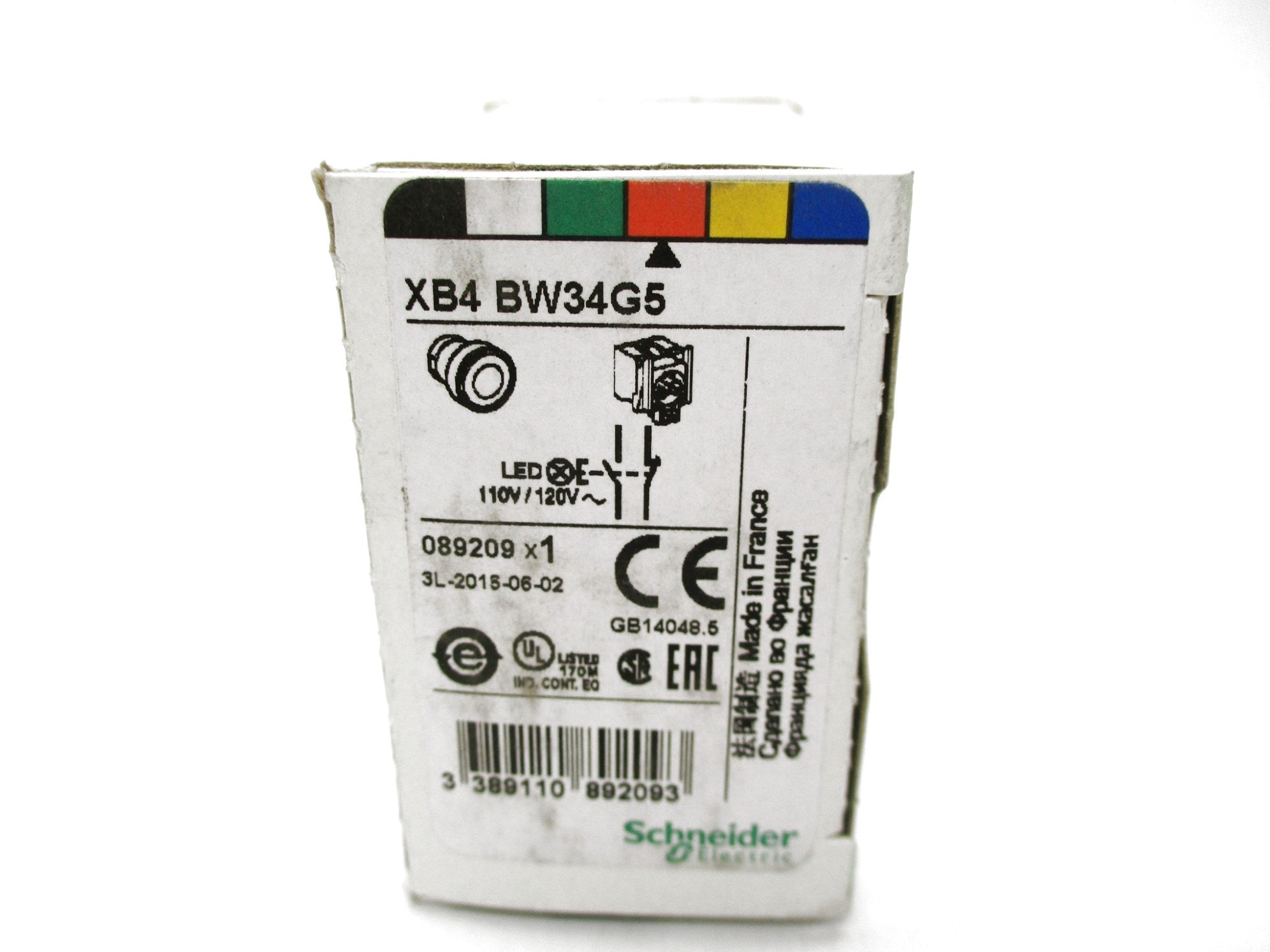 SCHNEIDER ELECTRIC XB4BW34G5 NSMP