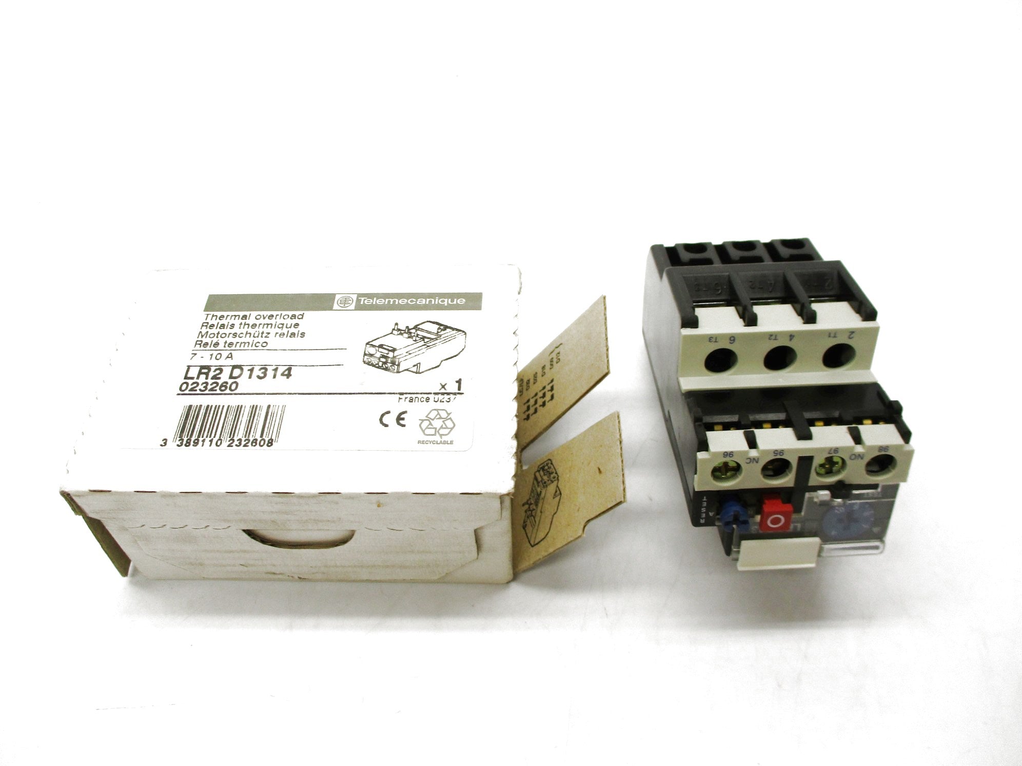 TELEMECANIQUE LR2D1314 600V 7-10A NSMP