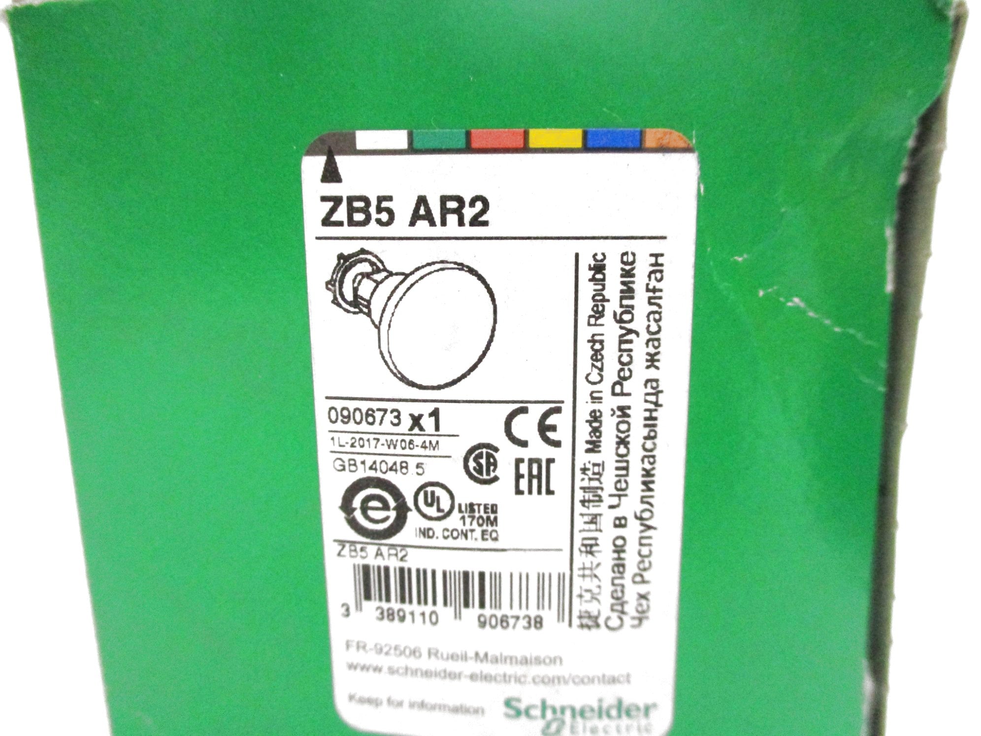 SCHNEIDER ELECTRIC ZB5AR2 NSMP