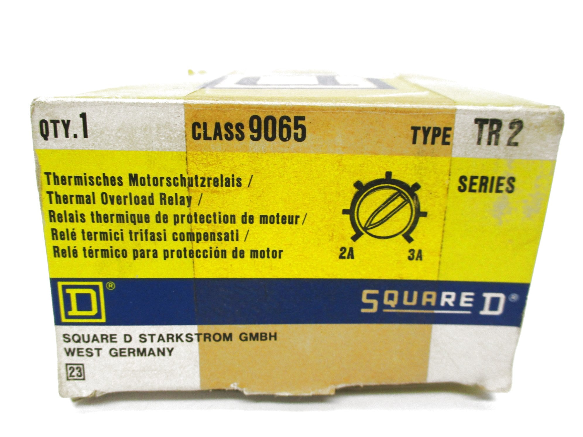 SQUARE D 9065TR2 2-3A NSMP