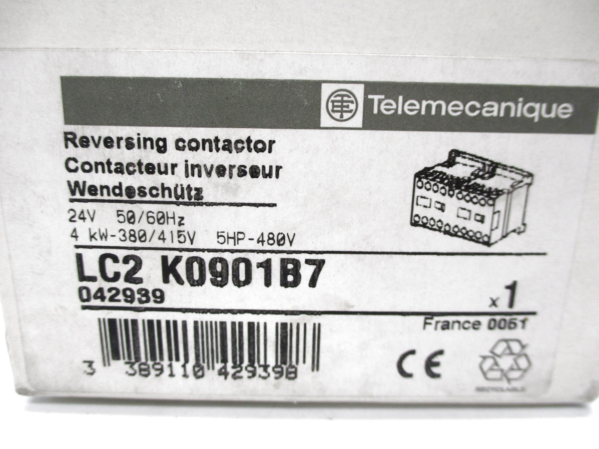 TELEMECANIQUE LC2K0901B7 24V NSMP