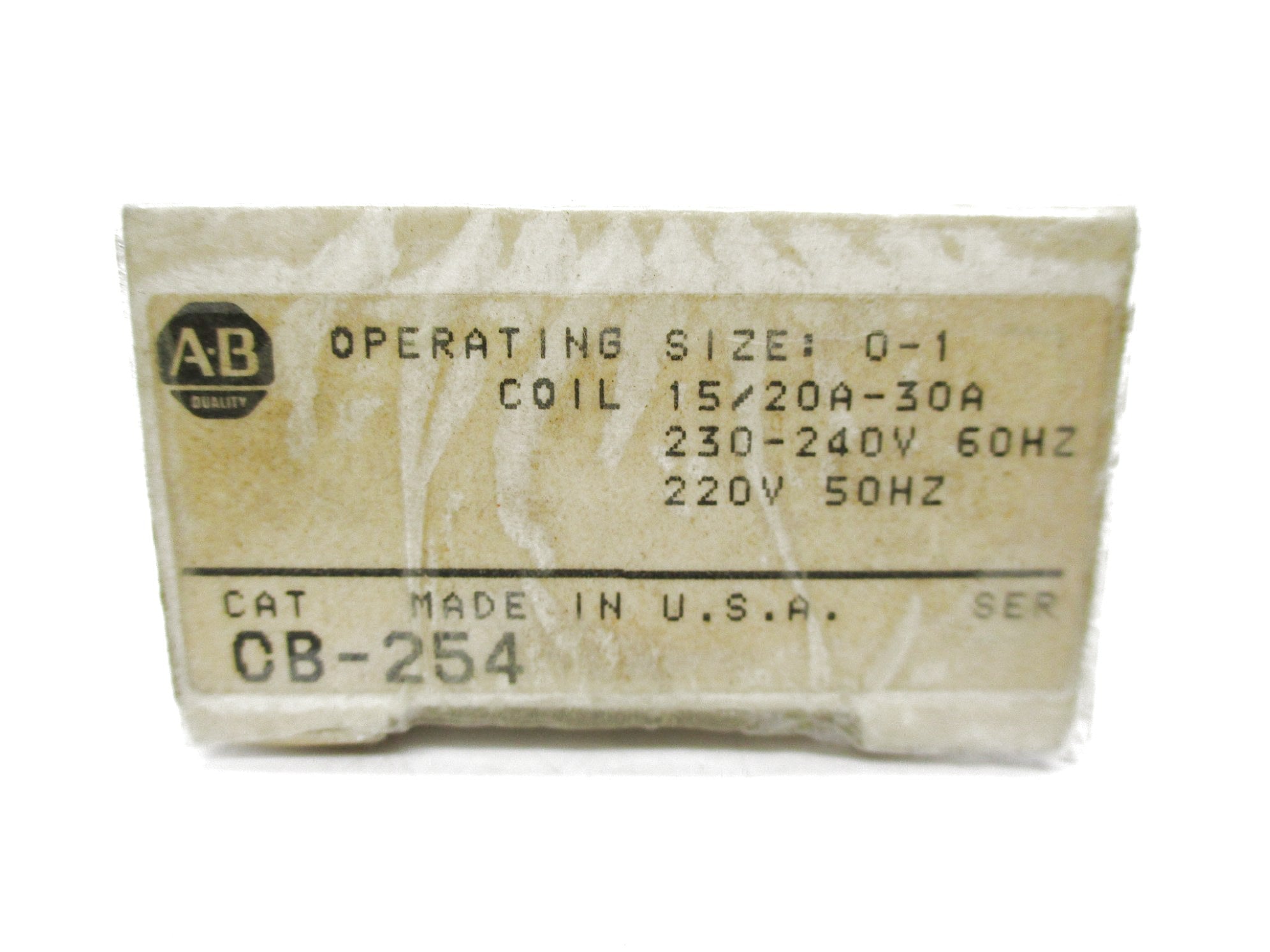 ALLEN BRADLEY CB-254 220/230-240V (GY/BL) NSMP