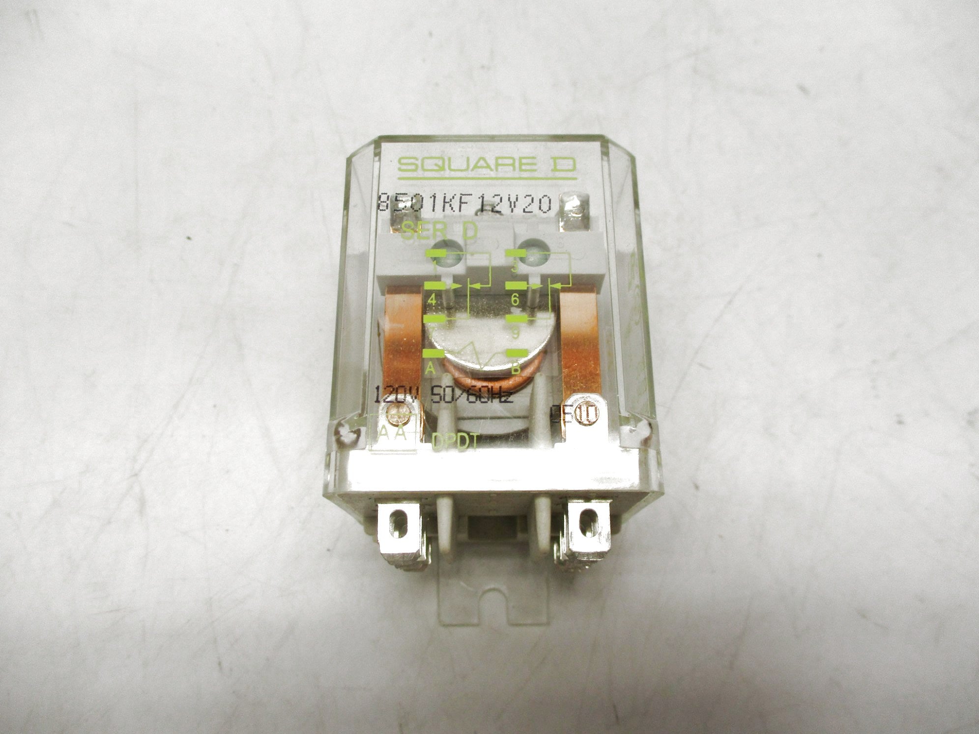 SQUARE D 8501KF12V20 SER. D 120V NSMP