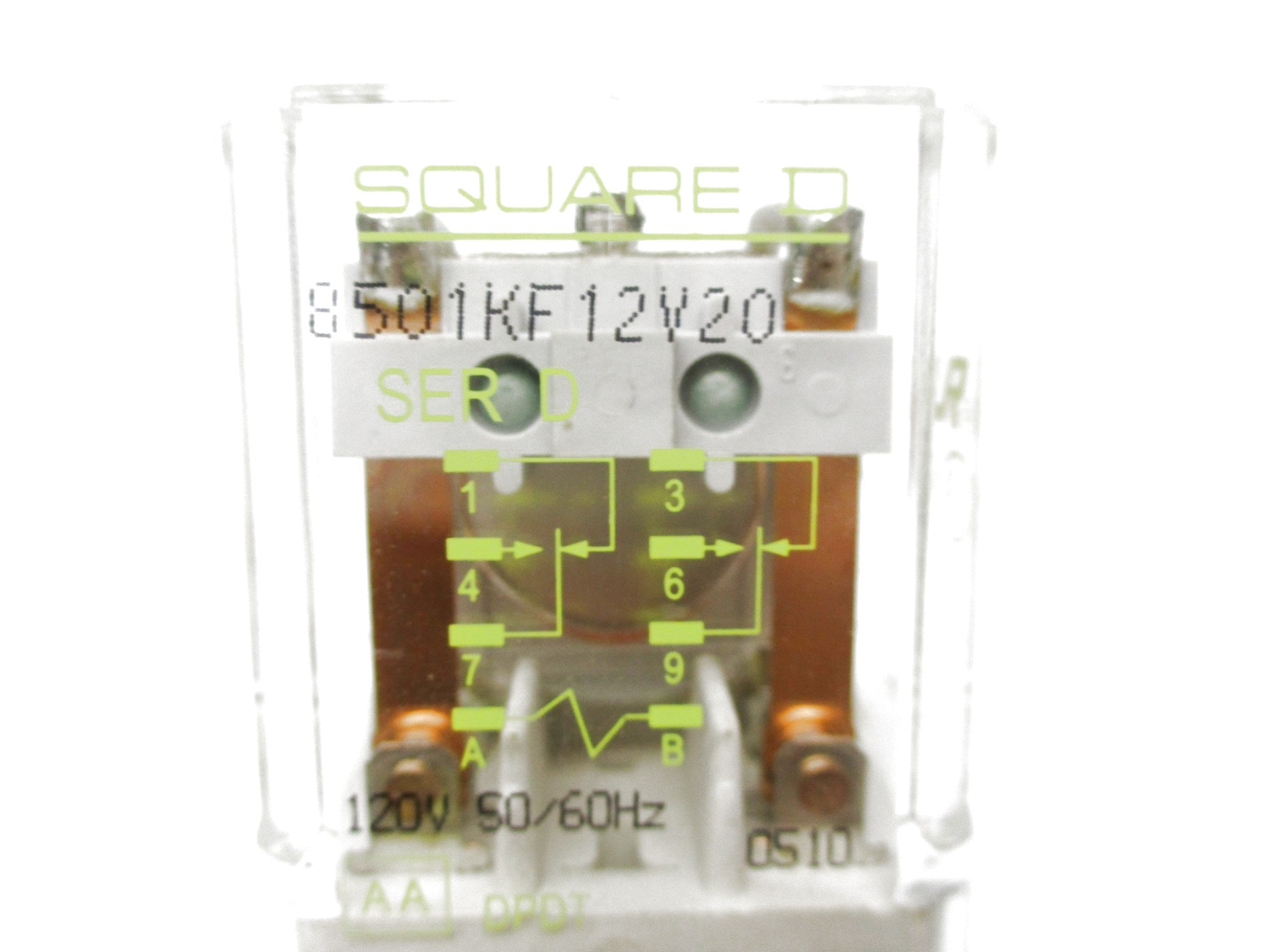 SQUARE D 8501KF12V20 SER. D 120V NSMP
