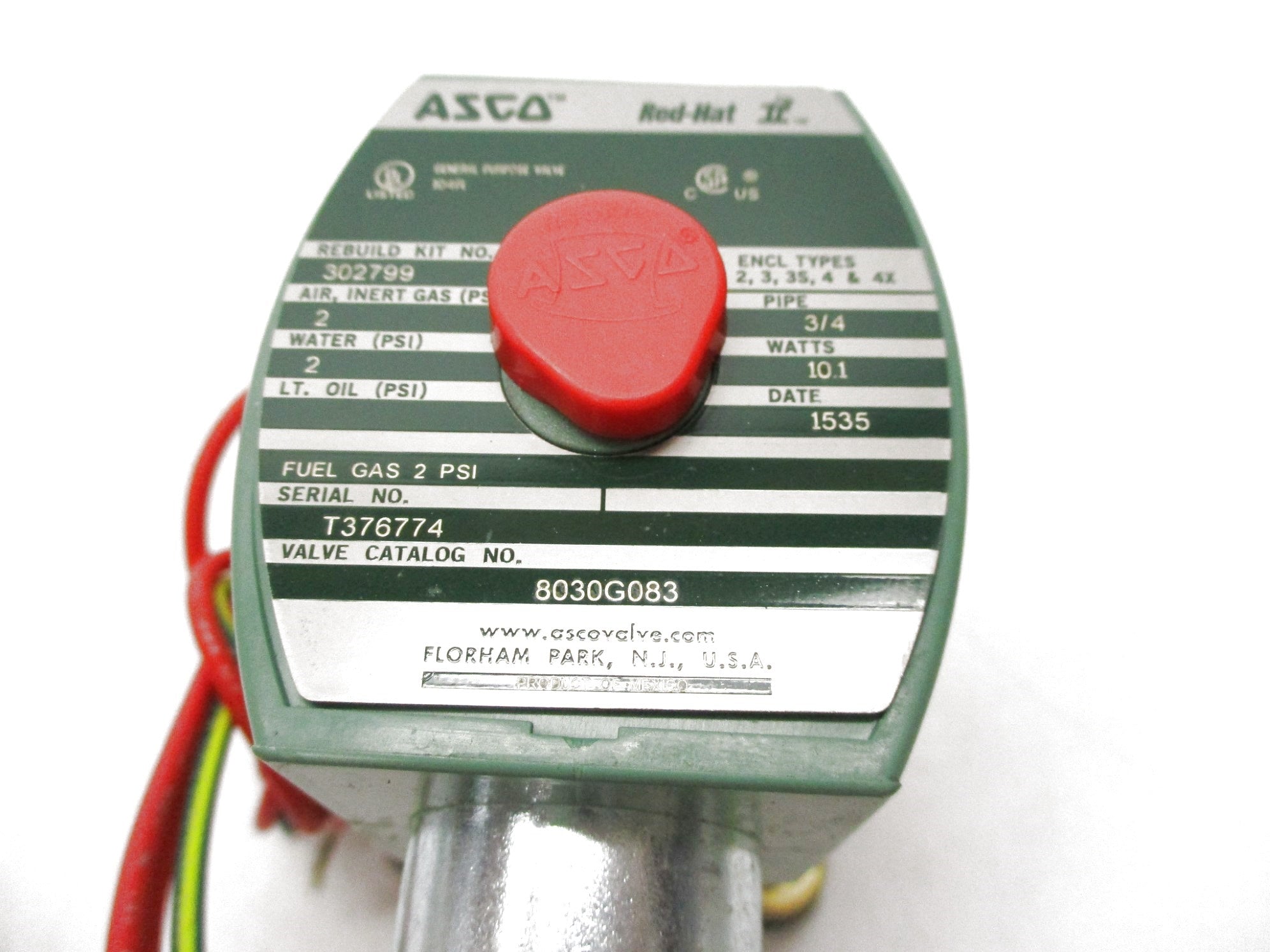 ASCO 8030G083 110/120V NSMP