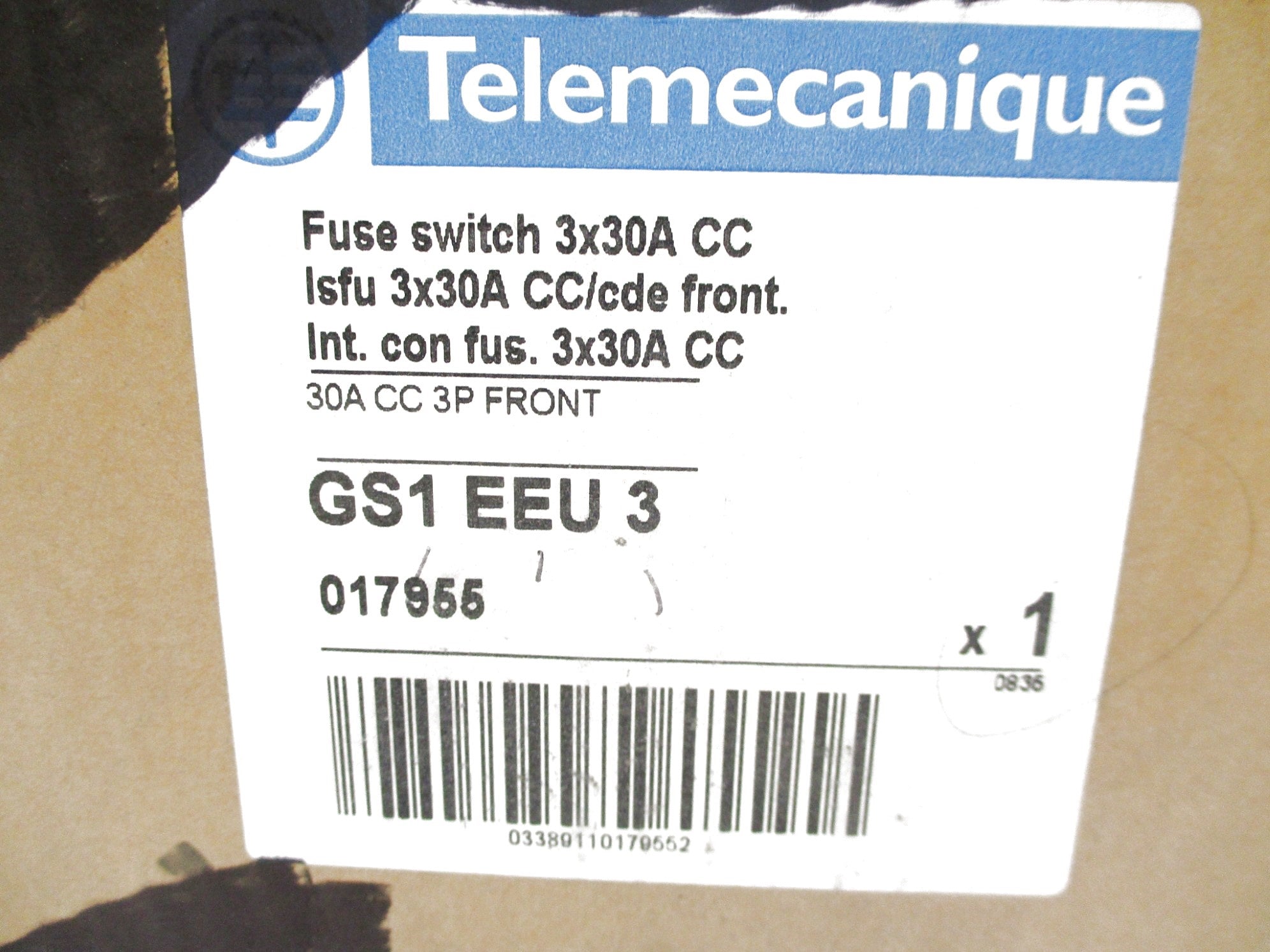 TELEMECANIQUE GS1EEU3 NSMP