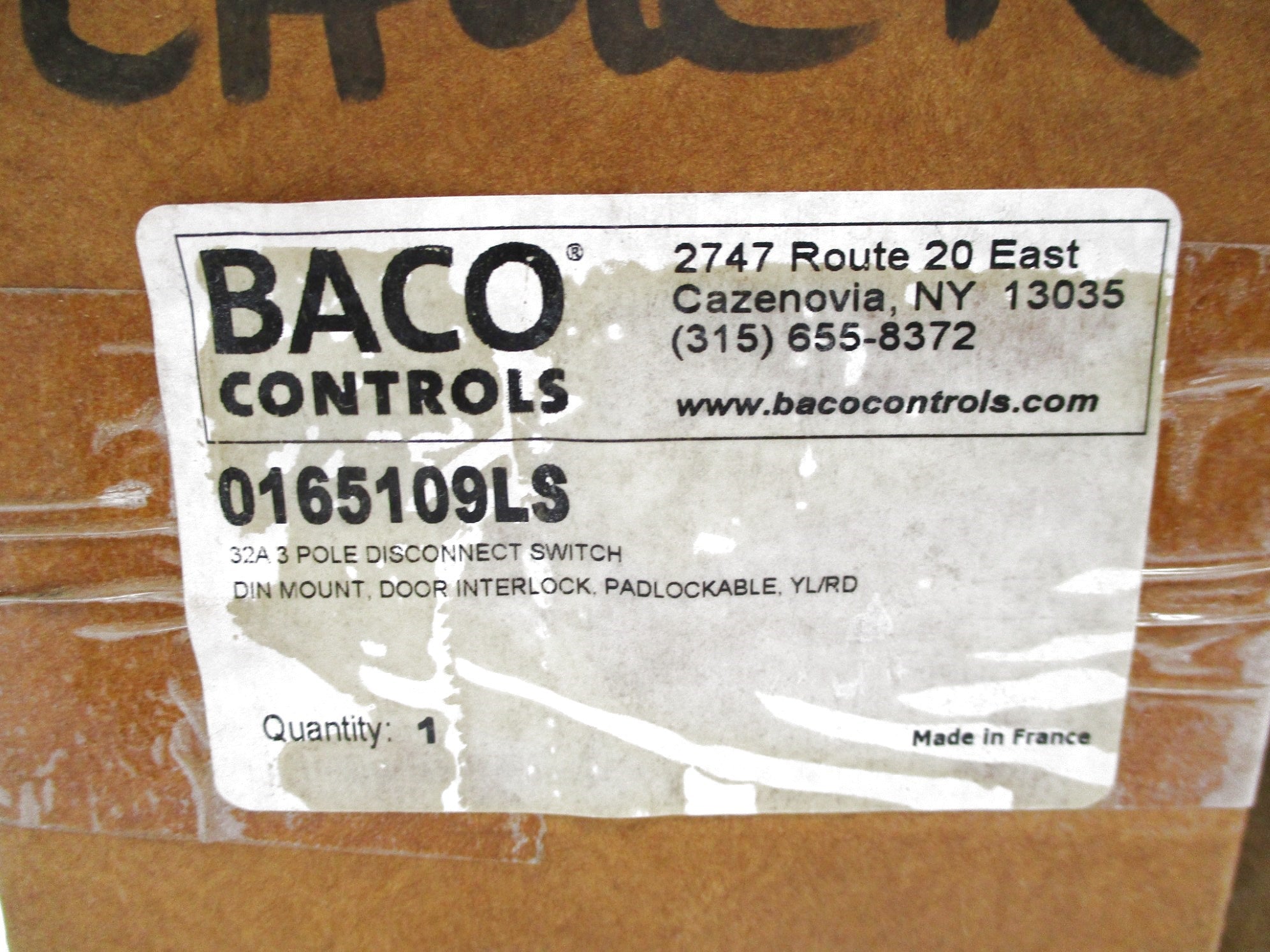 BACO 0165109LS NSMP