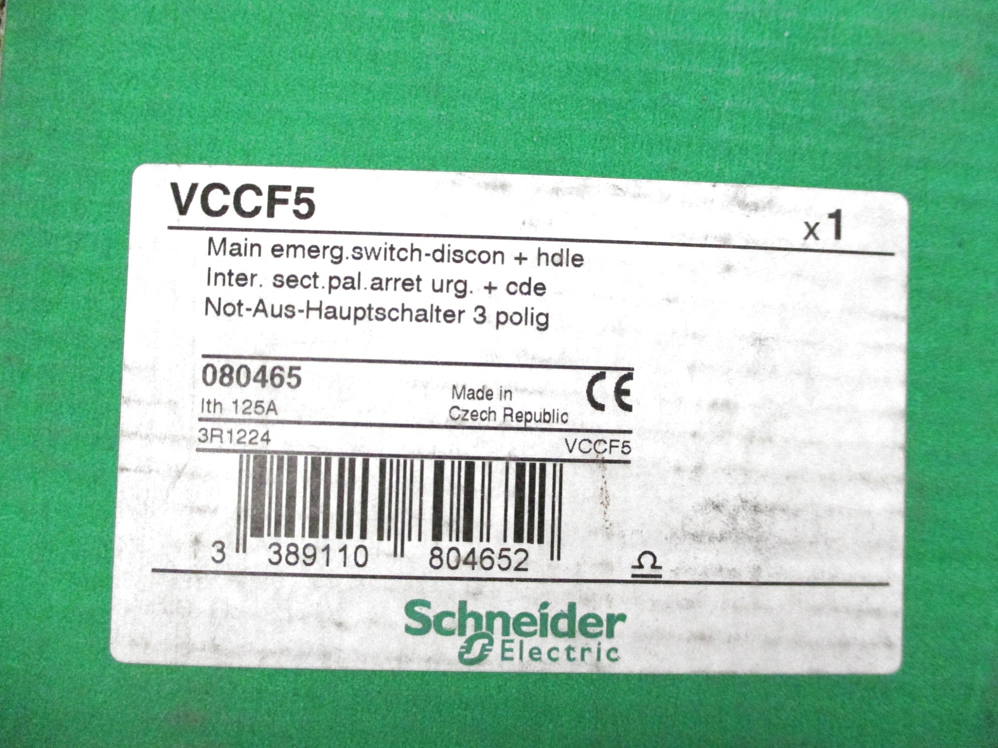 SCHNEIDER ELECTRIC VCCF5 NSMP