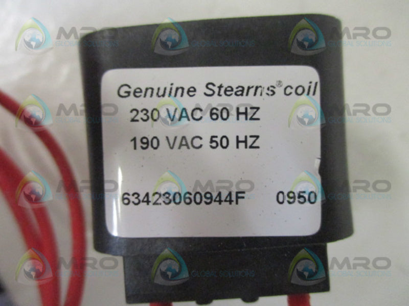STEARNS 63423060944F 230VAC *NEW NO BOX*