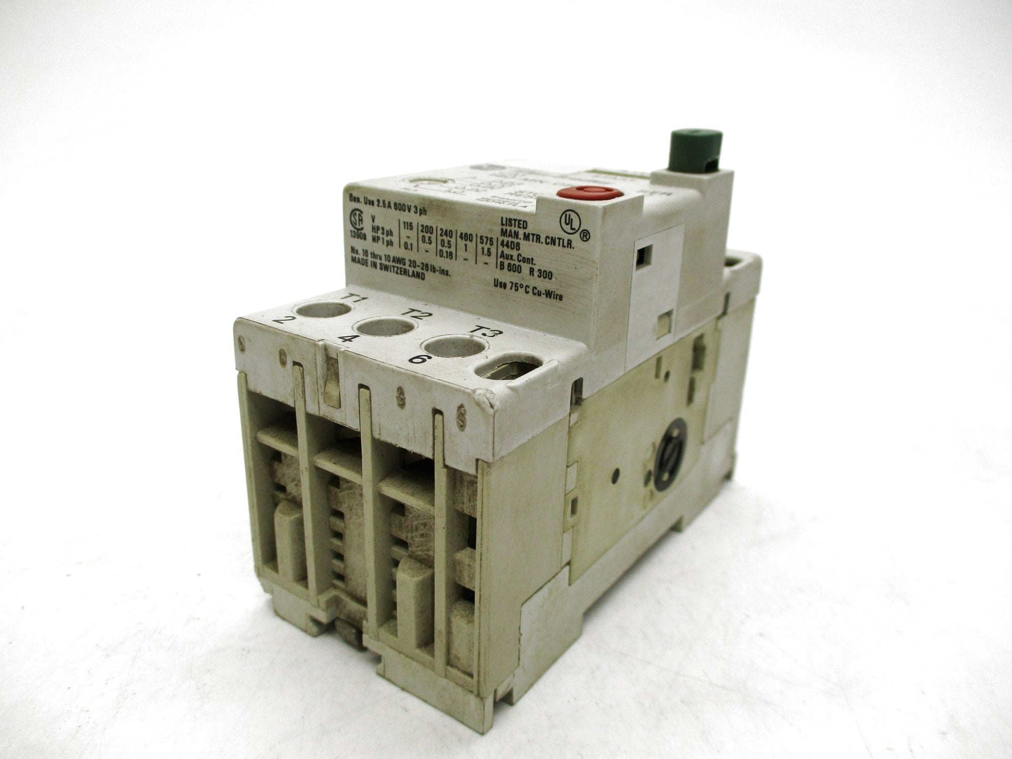 ALLEN BRADLEY 140-MN-0100 SER. C 600V .63-1.0A UNMP
