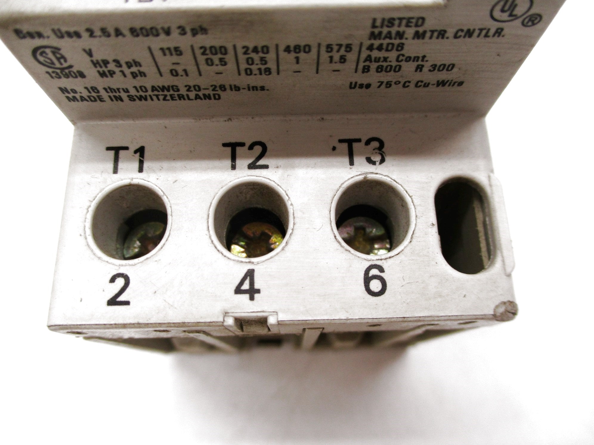 ALLEN BRADLEY 140-MN-0100 SER. C 600V .63-1.0A UNMP