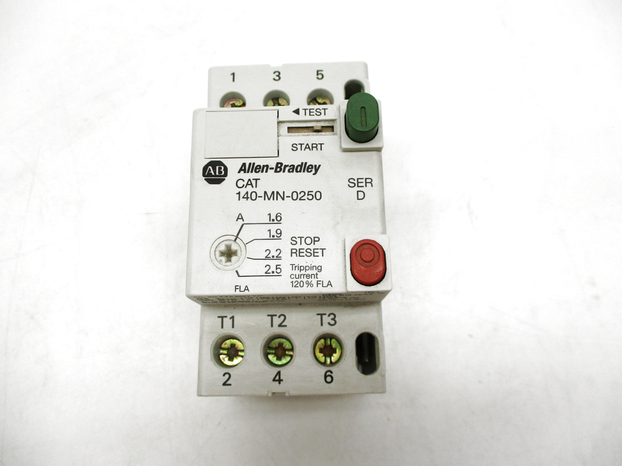 ALLEN BRADLEY 140-MN-0250 SER. D 1.6-2.5A NSMP