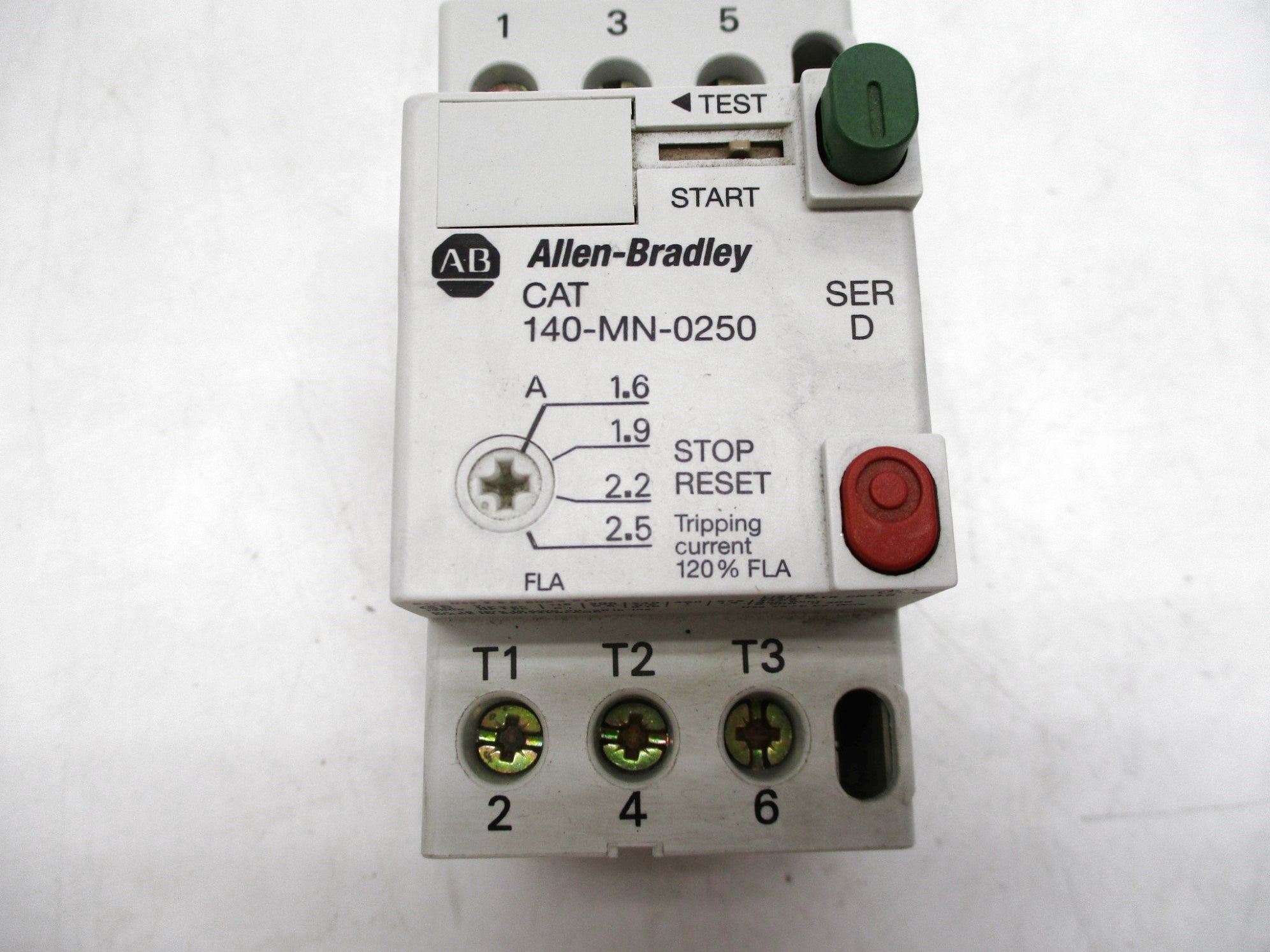 ALLEN BRADLEY 140-MN-0250 SER. D 1.6-2.5A NSMP