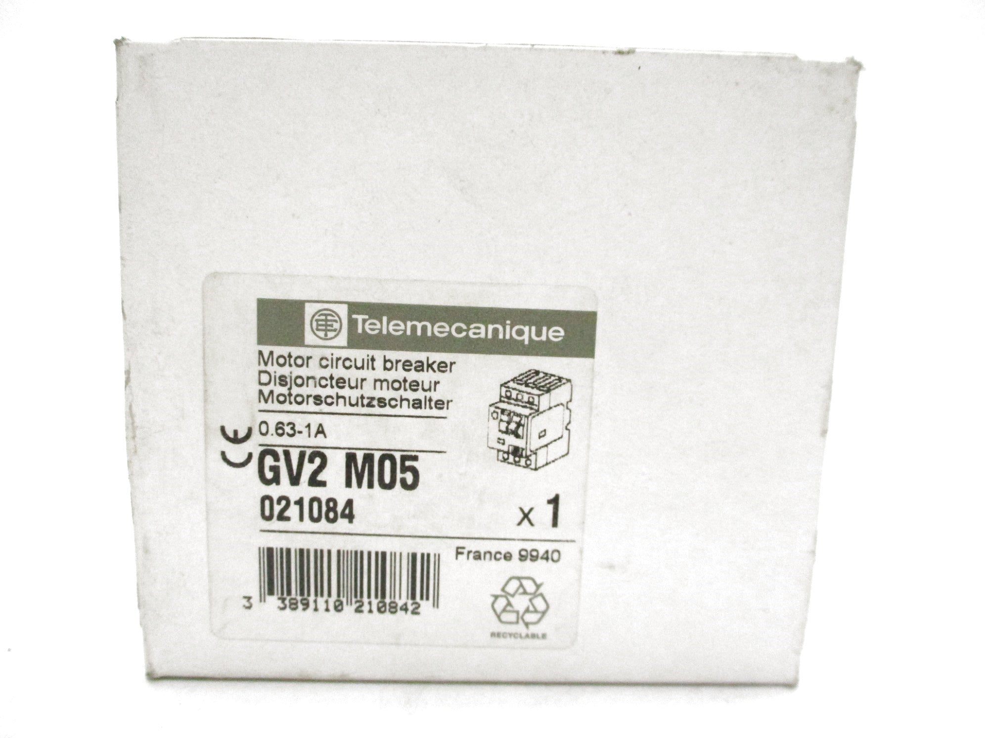 TELEMECANIQUE GV2M05 0.63-1A NSFS