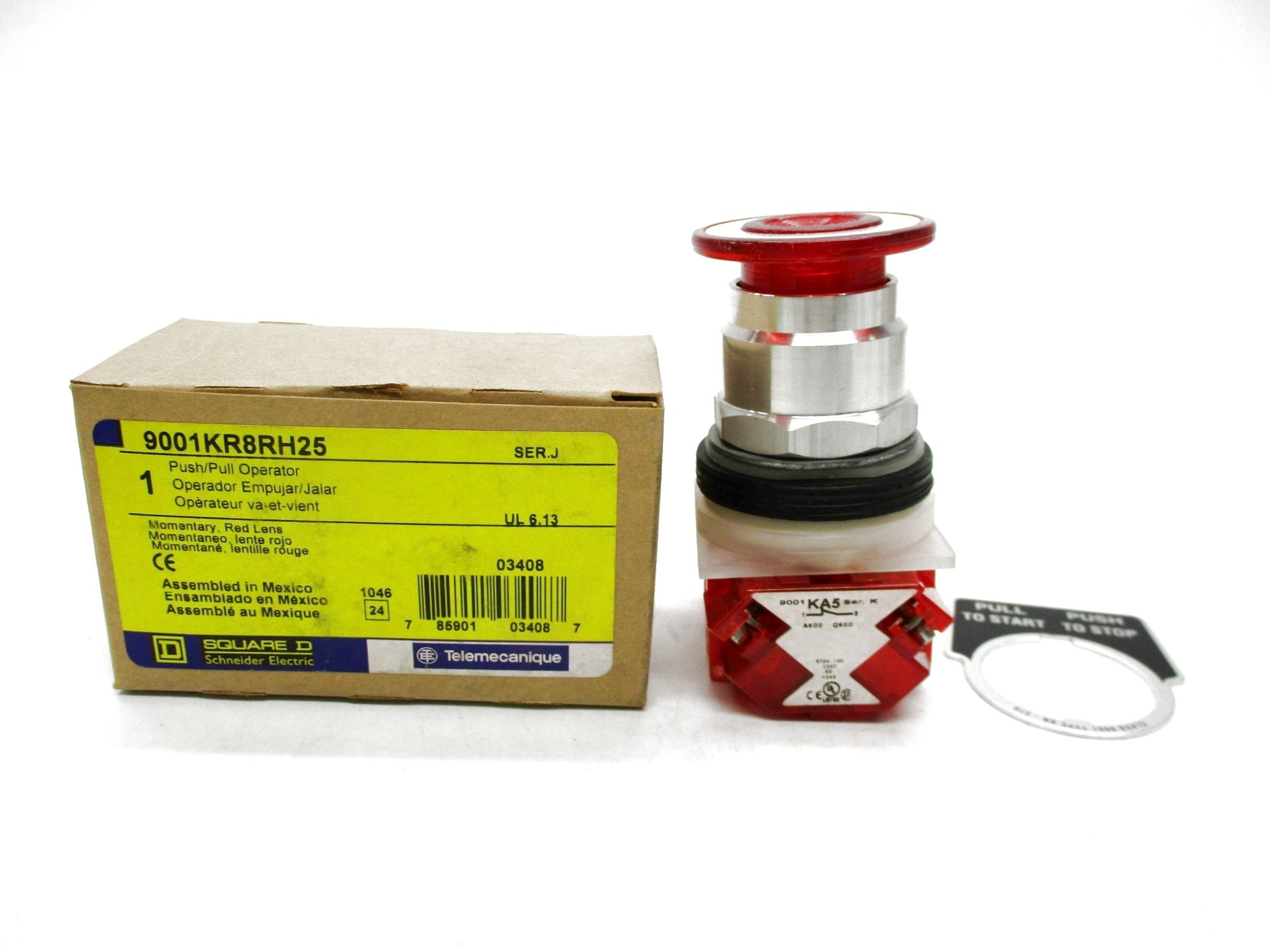 SQUARE D 9001KR8RH25 SER. J NSMP
