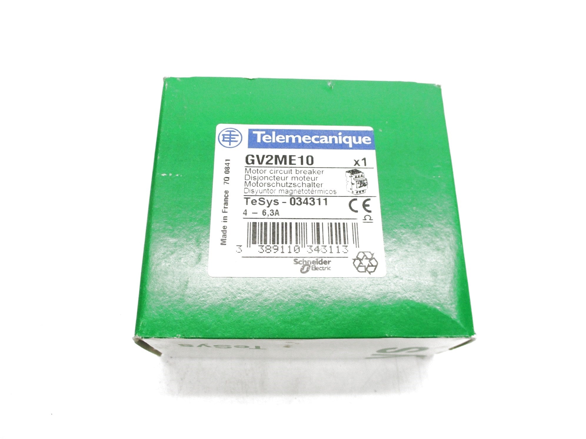 TELEMECANIQUE GV2ME10 4-6.3A NSFS