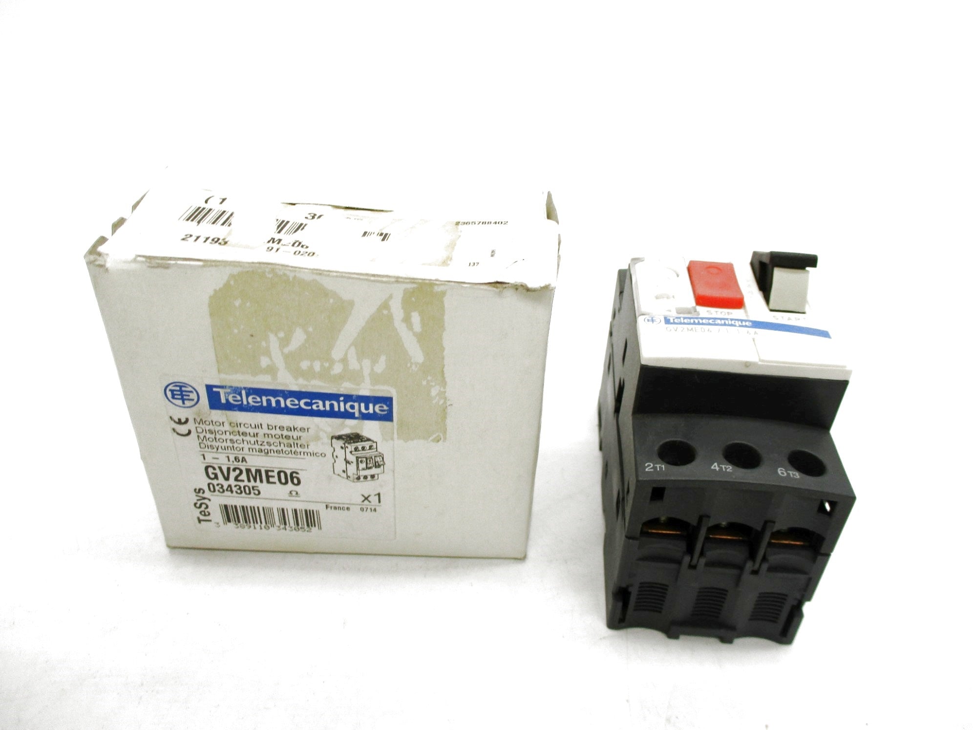 TELEMECANIQUE GV2ME06 1-1.6A NSMP