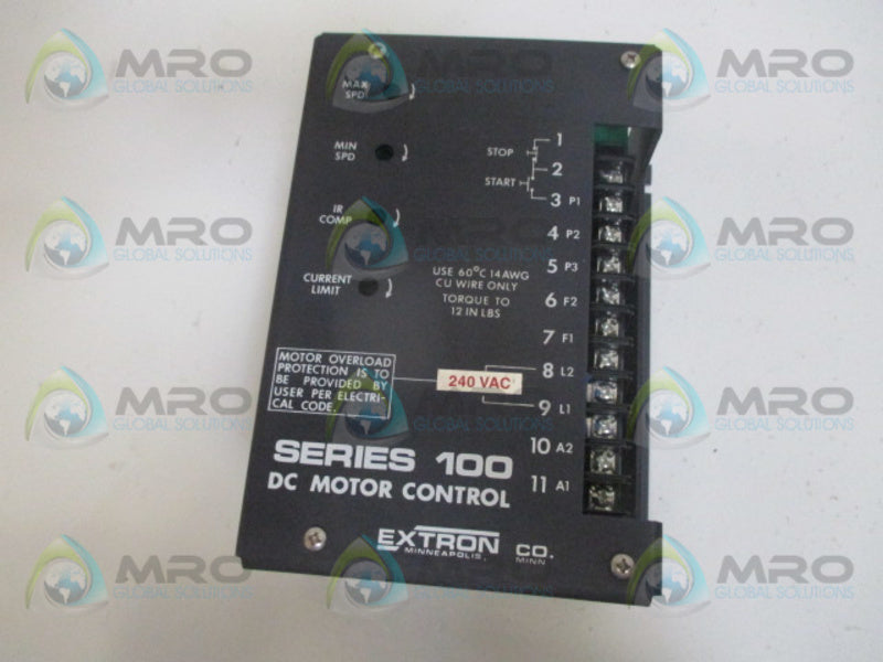 EXTRON 100-20 DC MOTOR CONTROL *USED*