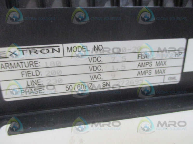 EXTRON 100-20 DC MOTOR CONTROL *USED*