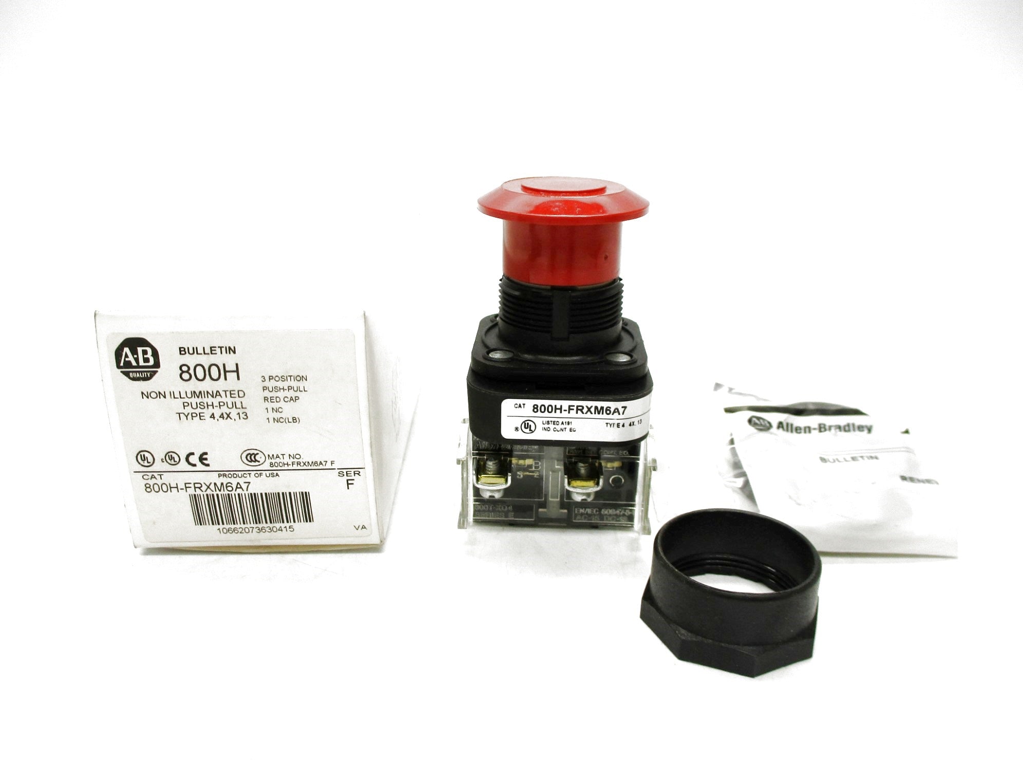 ALLEN BRADLEY 800H-FRXM6A7 SER. F (WH) NSMP