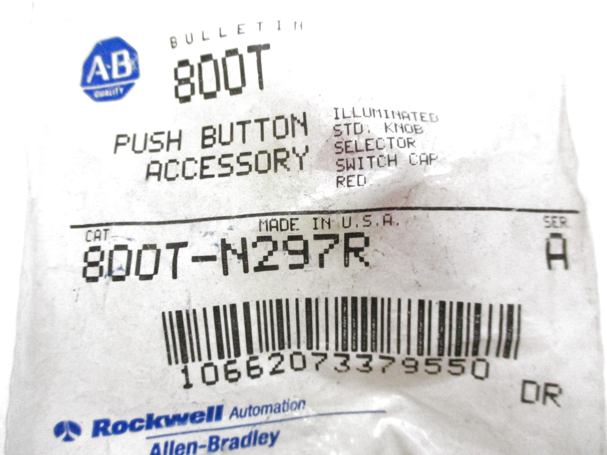 INDUSTRIAL SPARE PART 800T-N297R SER. A (WH/BL) NSMP