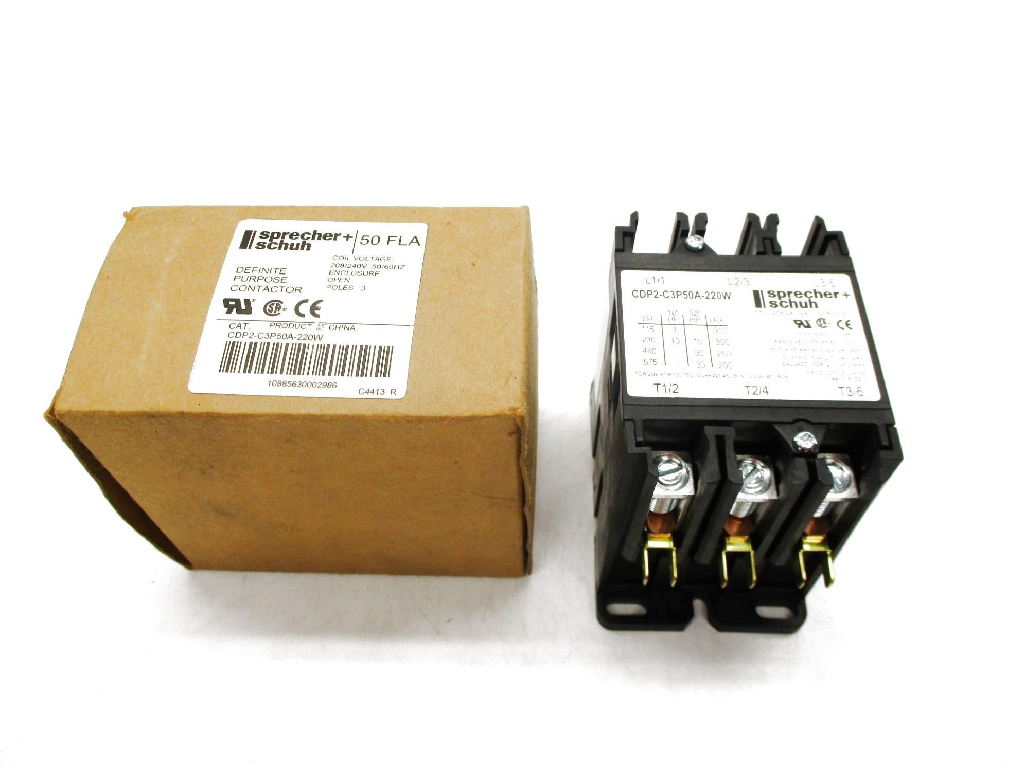 SPRECHNER+SCHUH CDP2-C3P50A-220W 240V NSMP