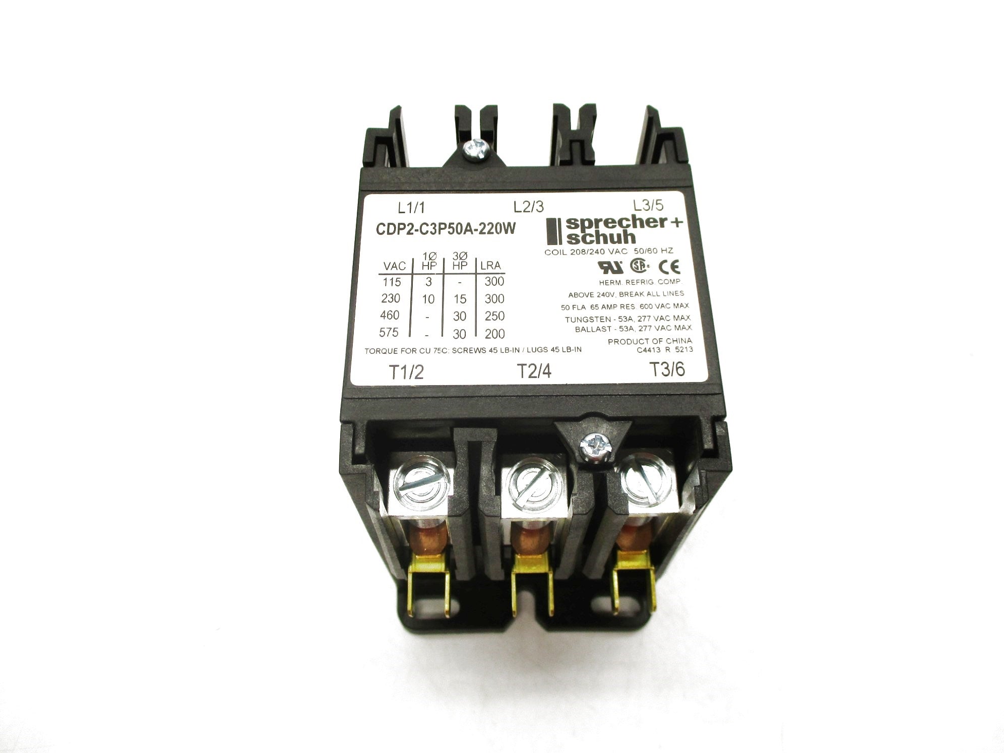 SPRECHNER+SCHUH CDP2-C3P50A-220W 240V NSMP