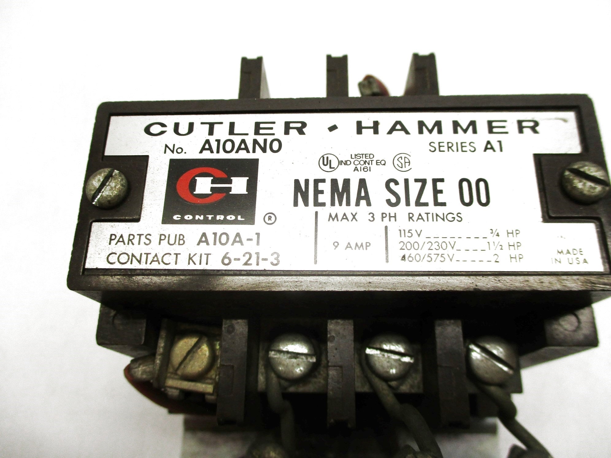 CUTLER HAMMER A10AN0 SER. A1 240V UNMP