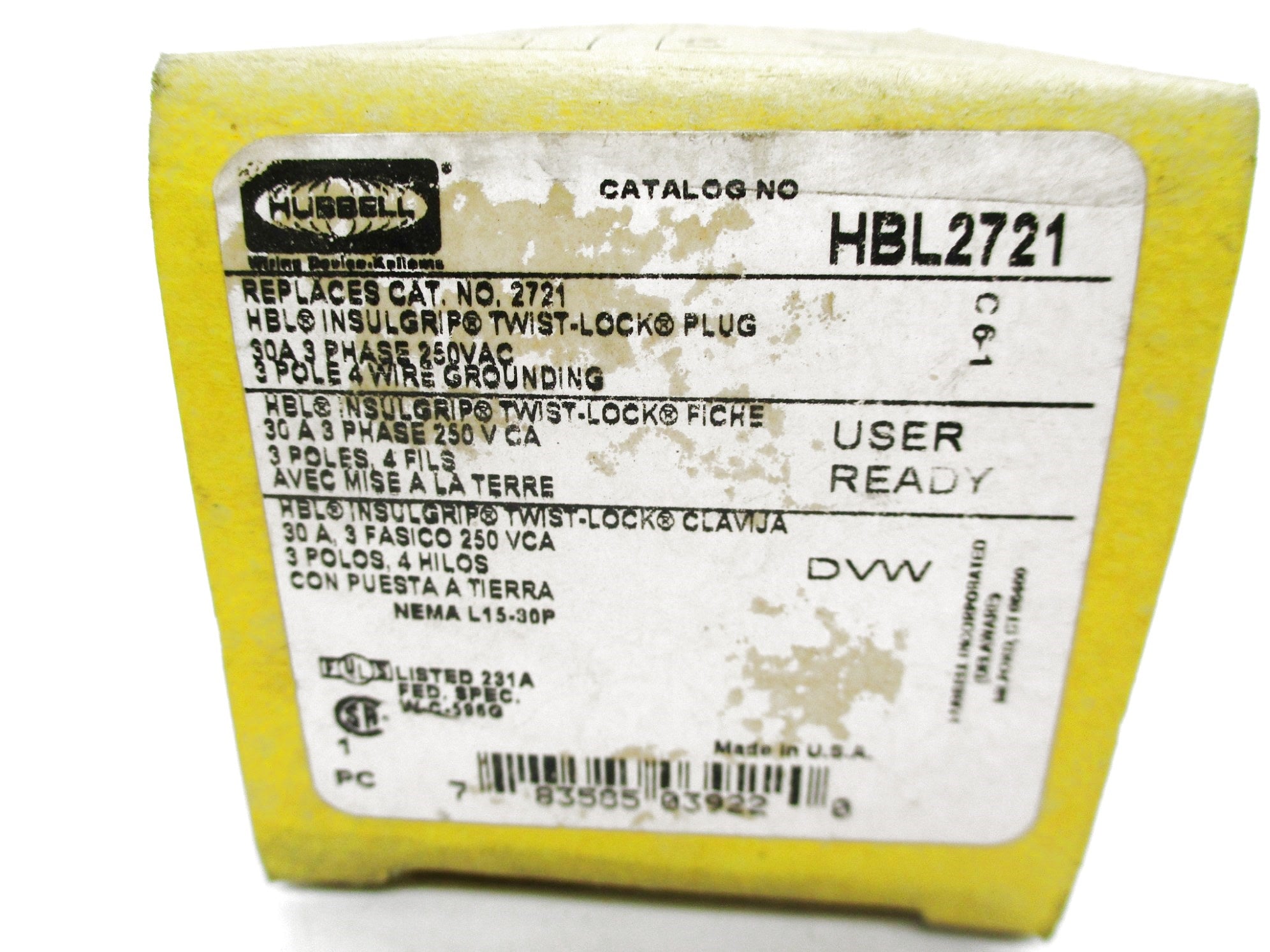 HUBBELL HBL2721 NSMP