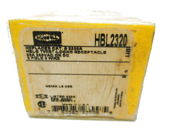HUBBELL HBL2320 250VAC 20A NSMP