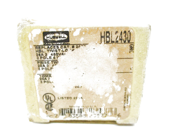 HUBBELL HBL2430 480VAC 20A NSMP