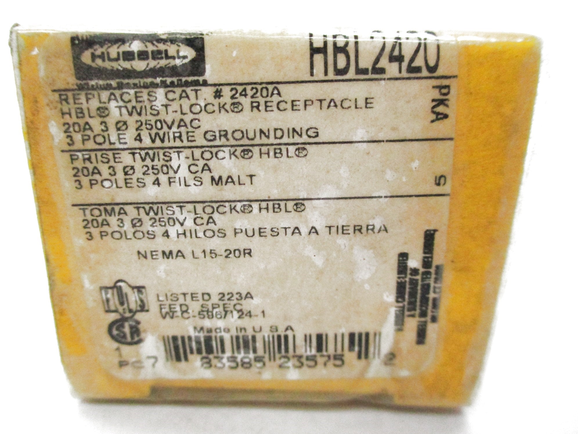 HUBBELL HBL2420 NSMP