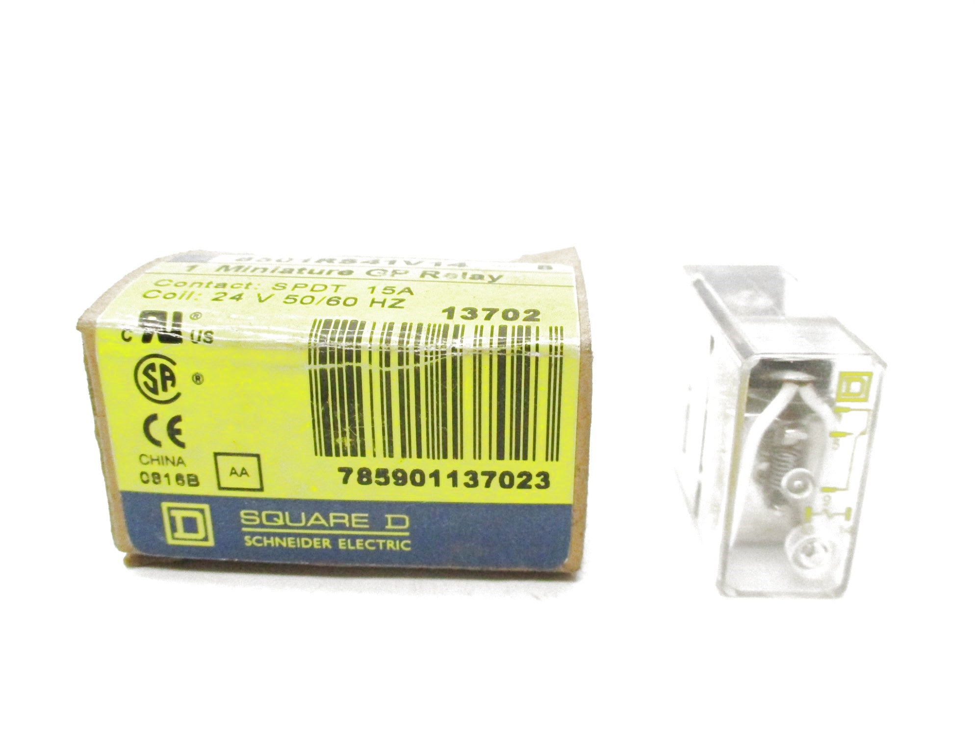 SQUARE D 8501RS41V14 SER. B 24V 15A NSMP