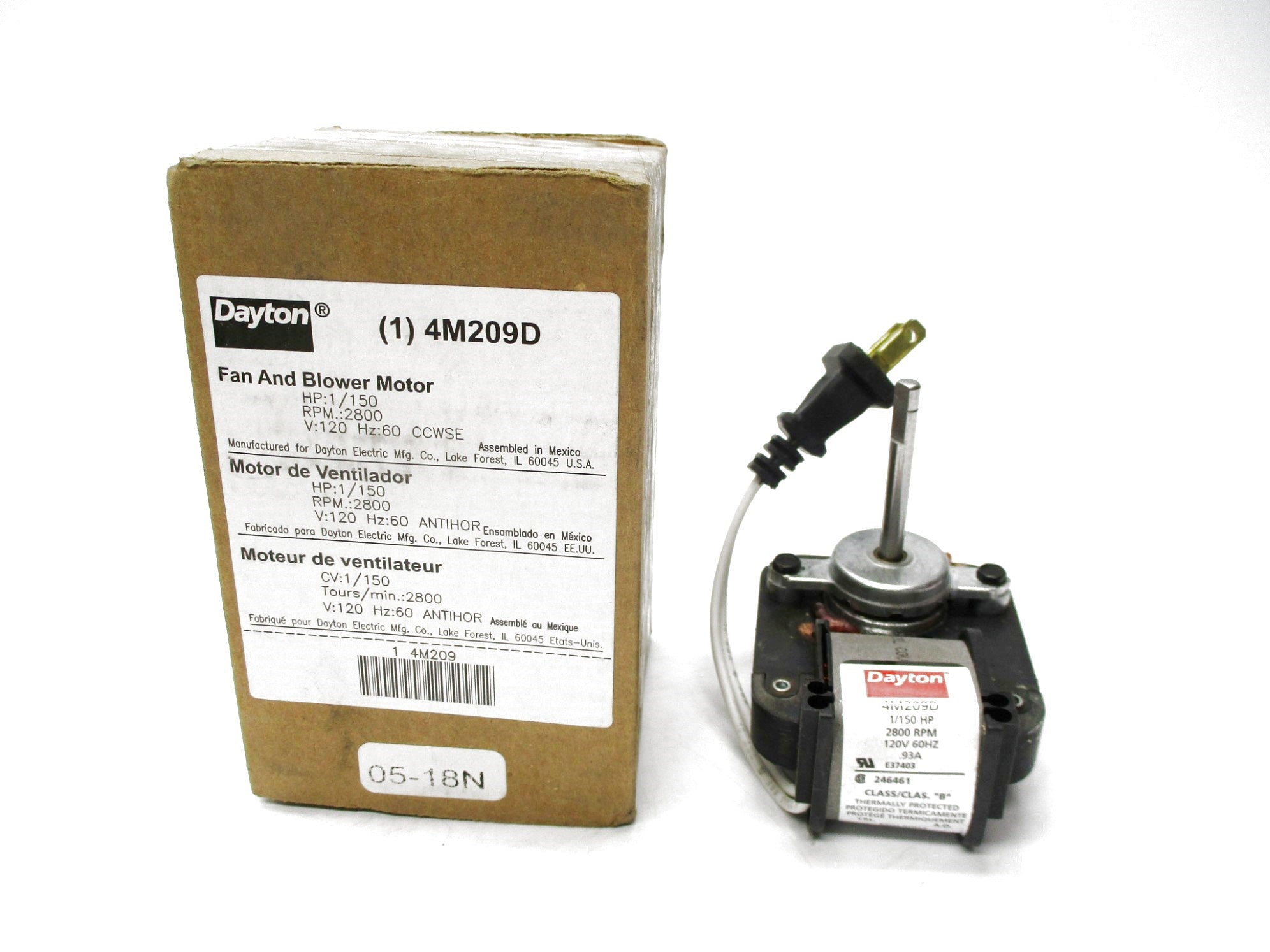 DAYTON 4M209D NSMP